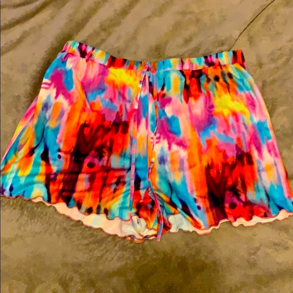 Plus size pajama shorts